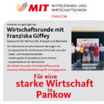 Wirtschaftsrunde mit Franziska Giffey (Senatorin für Wirtschaft, Energie und Betriebe)